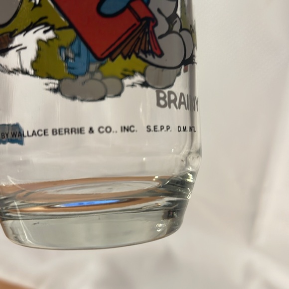 Smurfs Brainy Glass Vintage - Picture 9 of 9